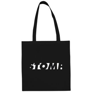 Sac Shopping NOIR Logo Stomp