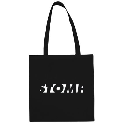 Sac Shopping NOIR Logo Stomp